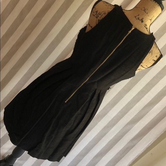 Ann Taylor LOFT black linen dress - Picture 3 of 7